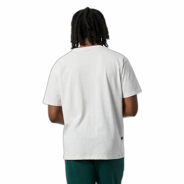 T-shirt med kortärm Herr New Balance Nb Essentials Graphic 1 Sah Vit - S