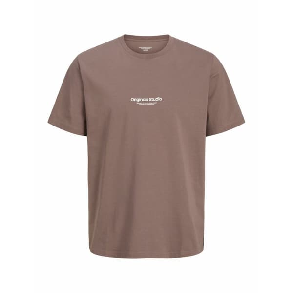 T-shirt med kortärm Herr Jack & Jones JORVESTERBRO TEE SS 12240121 Brun - S