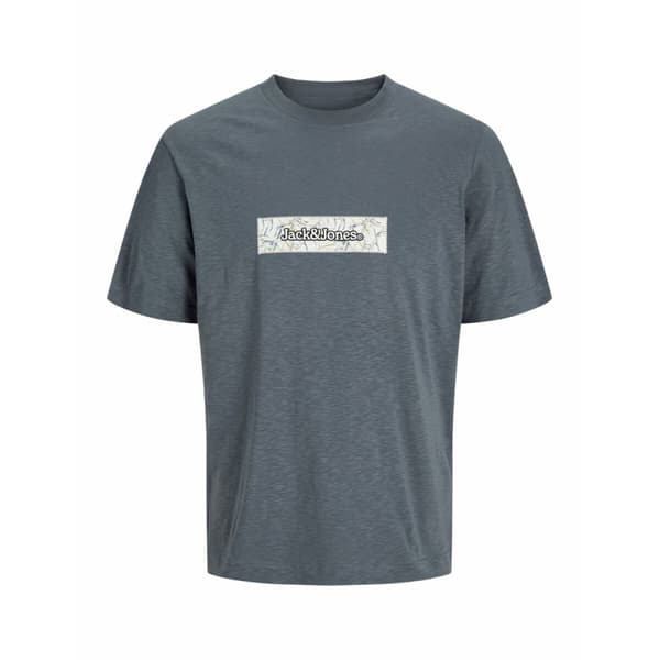 T-shirt med kortärm Herr Jack & Jones JORSPLIT AOP BRANDING TEE 12272993 Grå - S