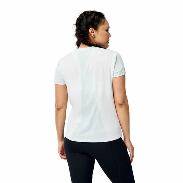 Miesten T-paita Brooks Sprint Free Sleeve Valkoinen Vaaleansininen - S