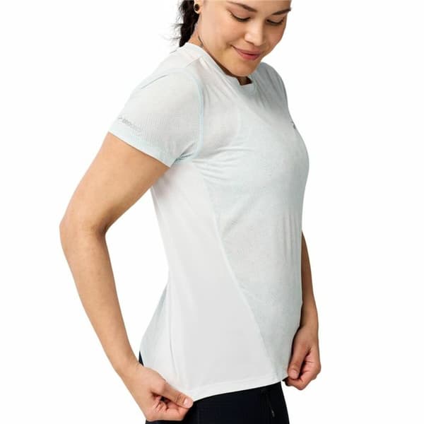 Miesten T-paita Brooks Sprint Free Sleeve Valkoinen Vaaleansininen - S