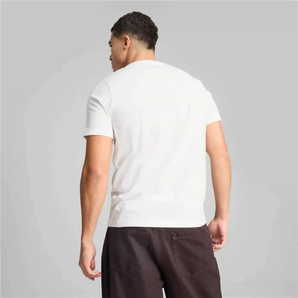 Kortærmet T-shirt til Mænd Puma Hvid - M