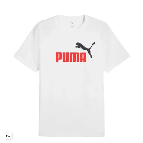 Kortærmet T-shirt til Mænd Puma Hvid - M