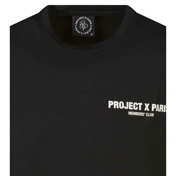 T-shirt med kortärm Herr Project X Paris 2410124 Svart - S