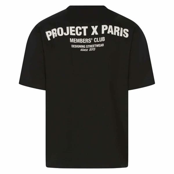 T-shirt med kortärm Herr Project X Paris 2410124 Svart - S