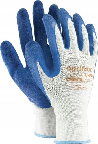 Arbets-/trädgårdshandskar OGRIFOX OX-LATEKS WN8