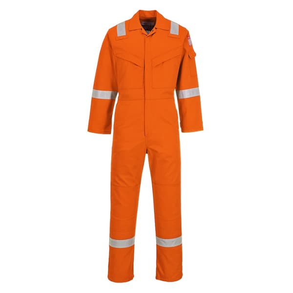 Portwest FR50ORR 5XL Orange flamskyddsmedel antistatisk overall 350g