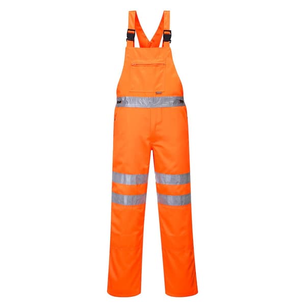 Polybomullsbyxor med hög varselfunktion - Orange XL