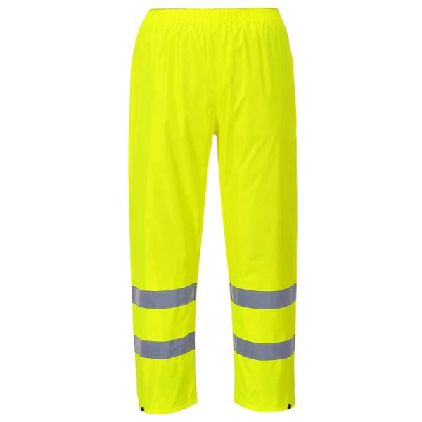 Regnbyxor med varselfunktion - Gul 5XL
