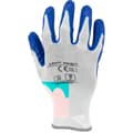 Miniatyrbillede 11 af 11: LATEXHANDSKER BLÅ-HVIDE L210509P, KORT, "9", CE, LAHTI