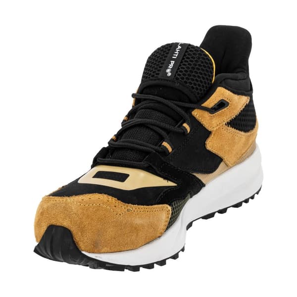SKOR ZAM/NUB/STICKAD BEIGE-SVART-VIT, S1 FO HRO SR,"42",CE,LAHTI