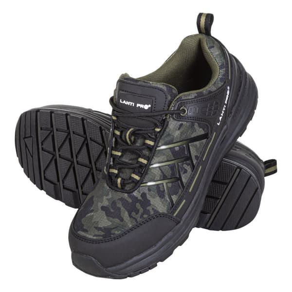 RIP-STOP STRIKKESKO, GRØN CAMO, S2 SRC,"45",CE,LAHTI