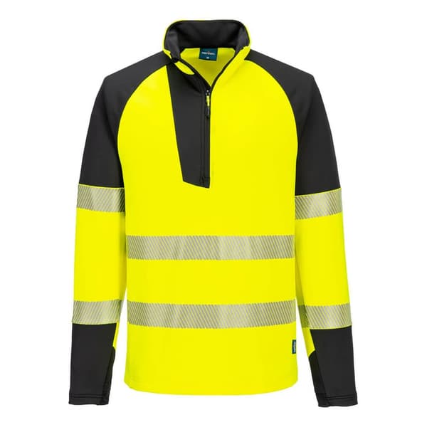 PW3 Hi-Vis Sweatshirt med lynlås 1/4 L