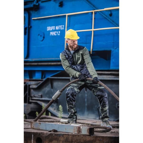 GRØNNE CAMO KAMPBUKSER MED FORSTÆRKNINGER, "S", CE, LAHTI