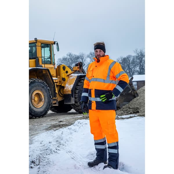 VARMA BYXOR MED HÖG VARSELBARHET, ORANGE, "S", CE, LAHTI