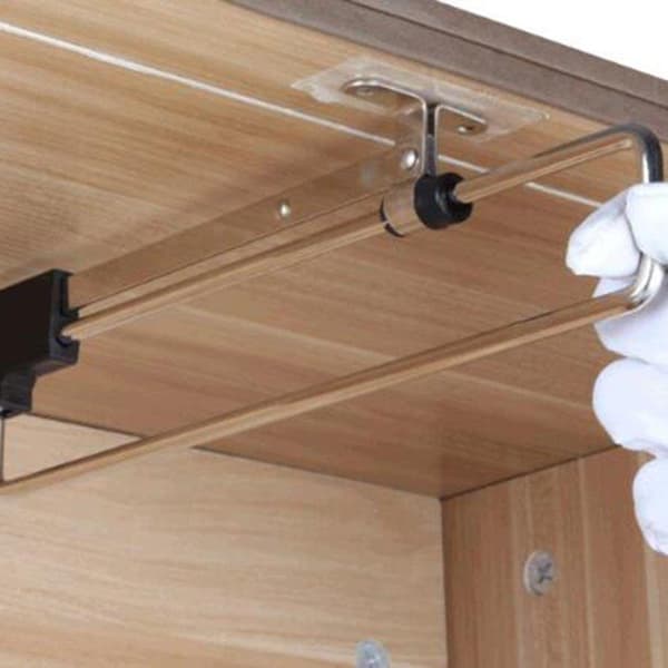Uttrekkbar garderobehenger 35cm
