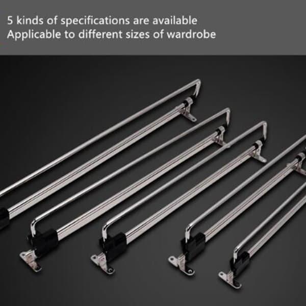 Uttrekkbar garderobehenger 35cm