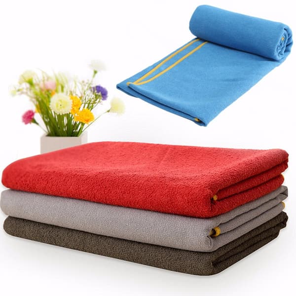 Skridsikker mikrofiber rejseøvelse Fitness Yoga Pilates måttebetræk Håndklædetæppe