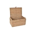 Miniatyrbild 4 av 4: Korg – set DKD Home Decor Med lock Naturell Järn Sjögräs (50 x 34 x 25 cm) (3 Delar)