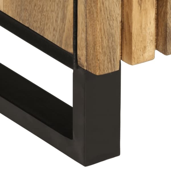 Skänk 38x34x160 cm massivt grovt mangoträ
