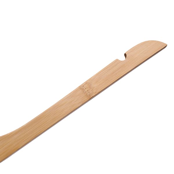 Kestävät bambusta valmistetut ripustimet metallikoukuilla - 3-pack