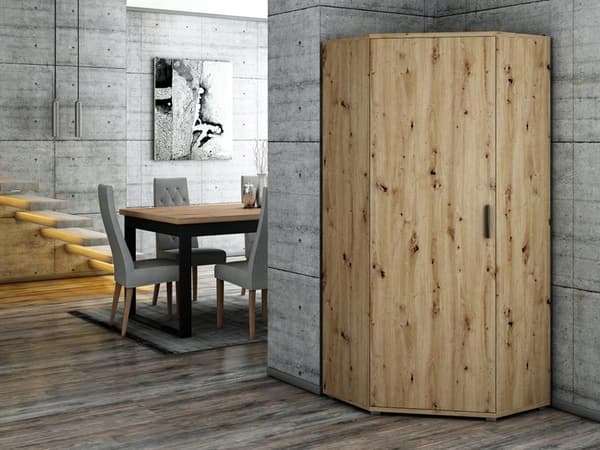 Garderobe hjørneskab BODO 1D 80x80 ARTISAN kommode