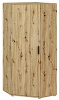 Miniatyrbillede 1 af 3: Garderobe hjørneskab BODO 1D 80x80 ARTISAN kommode