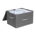 Miniatyrbilde 2 av 7: Sammenleggbare oppbevaringsbokser i filt 3-pk 40 x 30 x 25 cm