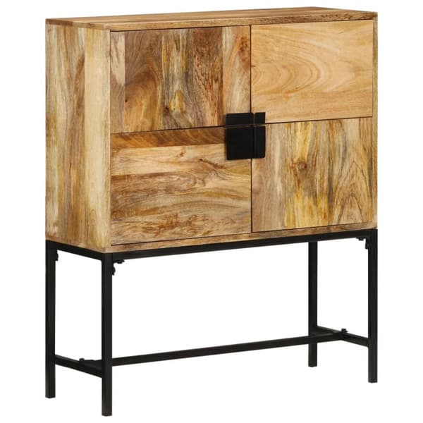 Skänk 80x30x95 cm massivt grovt mangoträ