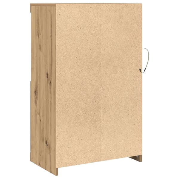 Sideboard med LED-lampor Artisan Ek 60,5x37x100 cm