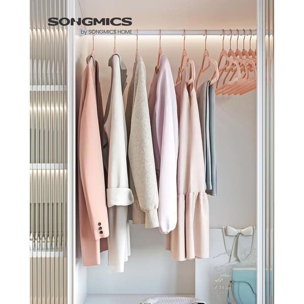 Samettiset ripustimet 30-pack - Rosegold