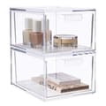 Miniatyrbillede 1 af 3: Opbevaringsboks i klar plast 14x19x11cm 2-pak