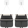Miniatyrbild 1 av 4: Lollanda 1/2-pack Hängförvaring med Krokar - Vattentät Organizer för Hem och Badrum - Över Dörren Hängregal