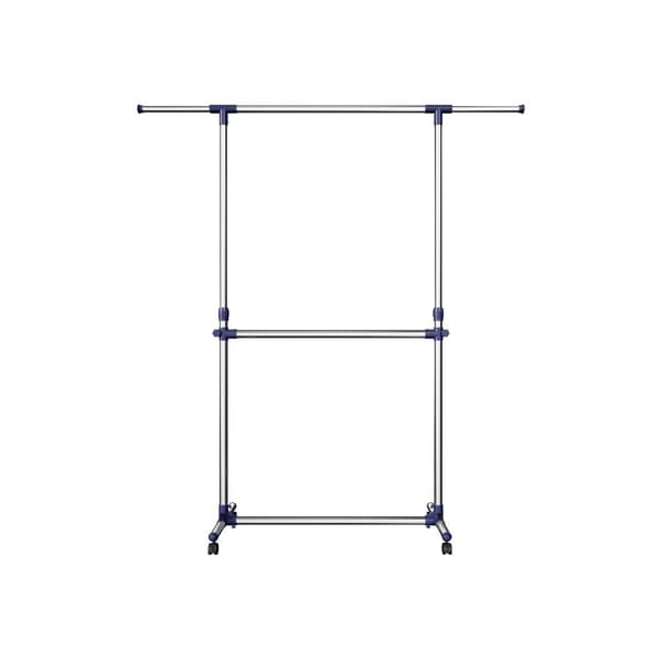 Klesstativ p� hjul 2 stenger
