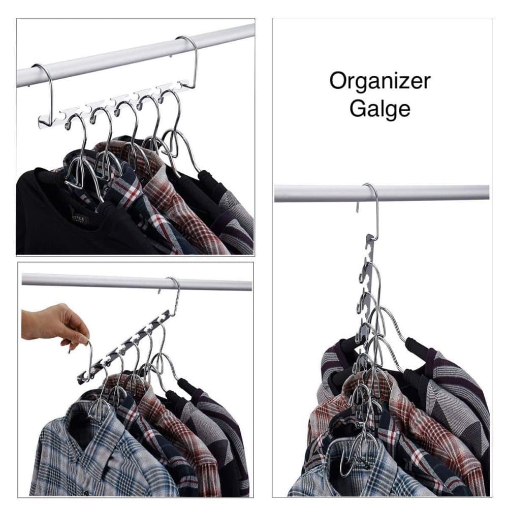 2-pack Galge - Klädhängare - Anslutningskrok - Organizer