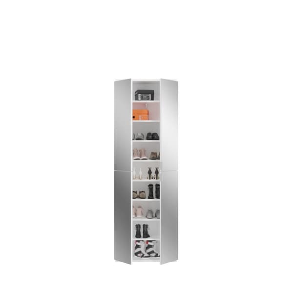 ProjektX garderobe oppstilling 10 dører, 2 skuffer hvit.