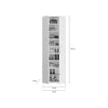 Miniatyrbilde 9 av 10: ProjektX garderobe oppstilling 9 dører, 1 skuff hvit.