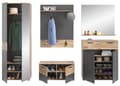 Miniatyrbilde 5 av 10: Mason garderobe oppstilling 6 dører, 1 skuff eik dekor.
