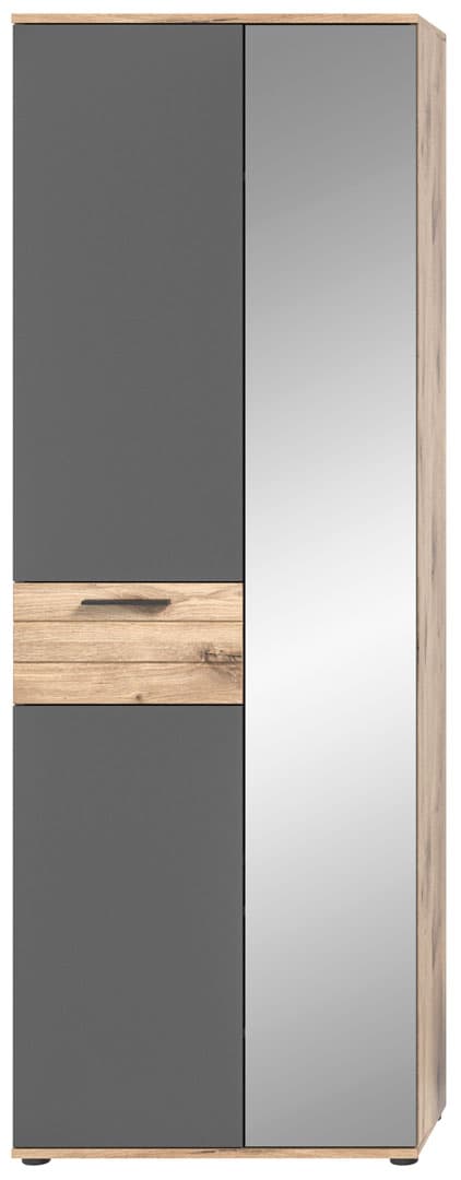 Mason garderobe oppstilling 4 dører eik dekor.