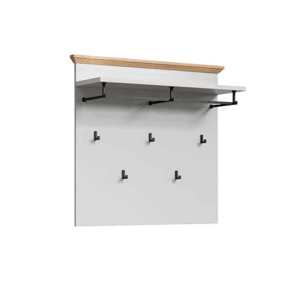 Landside knaggerekke panel, grå.