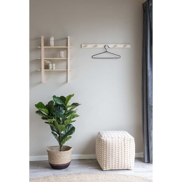 Abano knagerække 70cm natur.