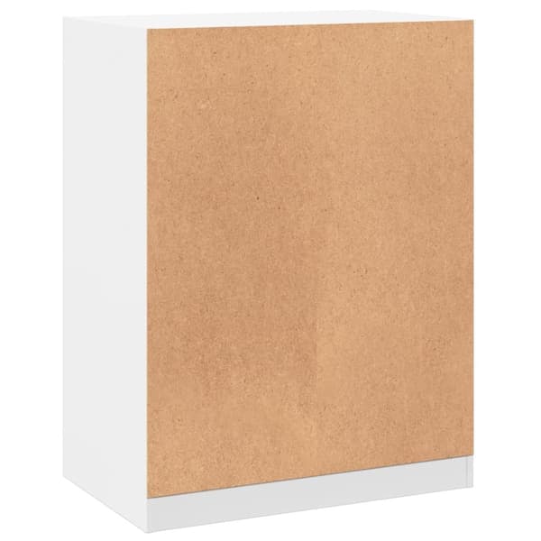 vidaXL tøjreol 77x48x102 cm konstrueret træ hvid -  Tøjstativer