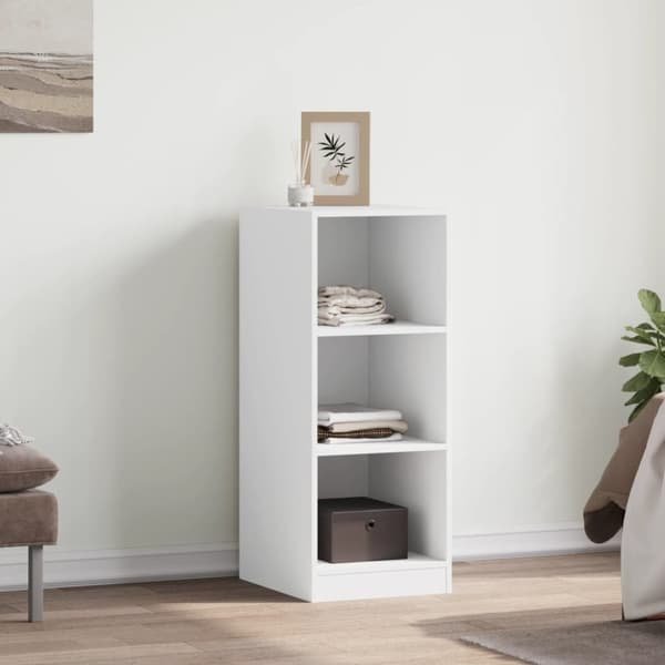 vidaXL tøjskab 48x41x102 cm konstrueret træ hvid - Tøjstativer