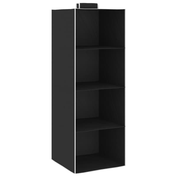 The Living Store Hängande garderobsförvaring 2 st med 4 fack tyg -  Klädhängare