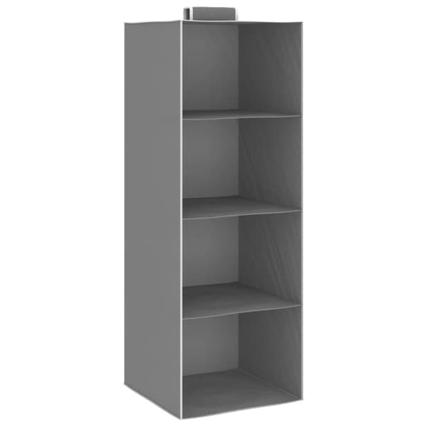 The Living Store Roikkuva vaatekaapin säilytystila 2 kpl 4 hyllyä kangas -  Vaatehuoneen järjestely & vaaterekit