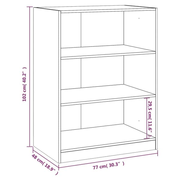 The Living Store tøjreol 77x48x102 cm konstrueret træ hvid -  Tøjstativer