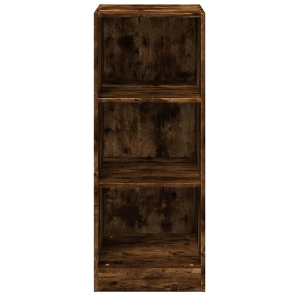 tøjskab 48x41x102 cm konstrueret træ røget egetræsfarve