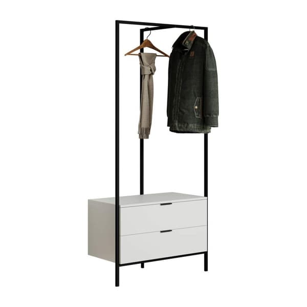 Jody garderobe oppstilling hvit.