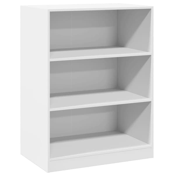 Garderob vit 77x48x102 cm konstruerat trä