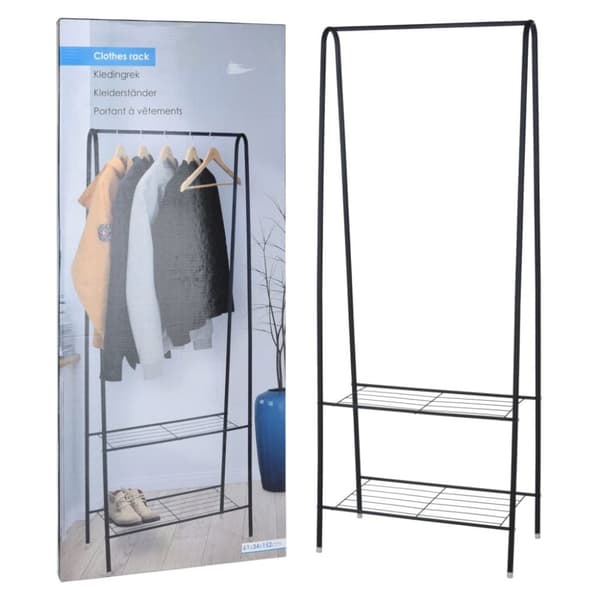 Storage solutions Klädhängare med 2 nivåer 61x34x152 cm